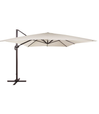 Sodo skėtis Springos, su uždangalu, pakabinamas, ekru spalvos, GU0051, 440 cm