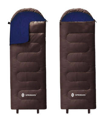 Turistinis miegmaišis su gobtuvu 2in1 Springos CS0121, 220 × 80 cm