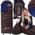 Turistinis miegmaišis su gobtuvu 2in1 Springos CS0121, 220 × 80 cm