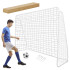 Futbolo vartai, balti, Springos SG0008, 210 × 150 cm