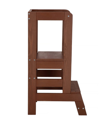 Virtuvės pagalbininko platforma vaikams Springos KCH01 BROWN 90 cm
