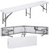 Sulankstomas suolas Springos GF0094 180 x 30 x 43 cm