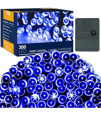 Kalėdinė LED girlianda, mėlyna, Springos, 300 LED, 21.5 m, CL0339