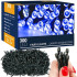 Kalėdinė LED girlianda, mėlyna, Springos, 300 LED, 21.5 m, CL0339