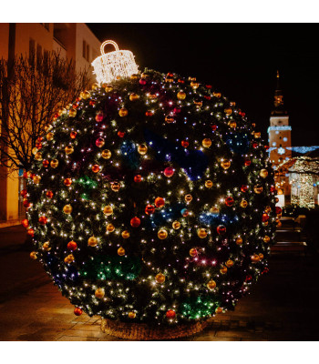 Kalėdinė girlianda, 300 LED, įvairiaspalvė, 21,5 m, Springos CL0338