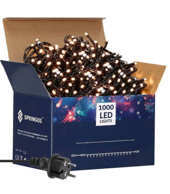 Kalėdinės lemputės, 1000 LED, Springos CL1006, 80 m