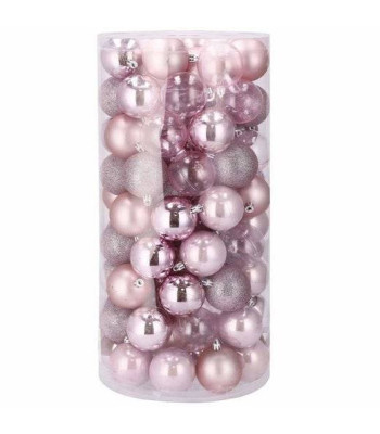 Kalėdiniai eglutės burbulai, 100 vnt., Springos CA0167, 6 cm