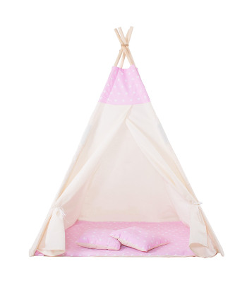 Tipi palapinė Springos, rožinė, TIP12