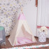 Tipi palapinė Springos, rožinė, TIP12