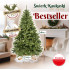 Dirbtinė kalėdinė eglutė Premium Royal Trees – Kaukazo eglė su mediniu stovu, Springos CT0186, 180 cm