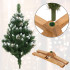 Dirbtinė kalėdinė eglutė, snieguota deimantinė pušis su kankorėžiais, Premium Royal Trees Springos CT0189, 150 cm