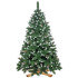 Dirbtinė kalėdinė eglutė premium „Royal Trees Springos“, snieguota deimantinė pušis su kankorėžiais, 180 cm, CT0190