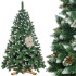 Dirbtinė kalėdinė eglutė, snieguota deimantinė pušis su kankorėžiais, Premium Royal Trees Springos CT0189, 150 cm