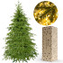 Kalėdinė eglutė Springos, natūralios eglės išvaizdos – CT0178, 220 cm