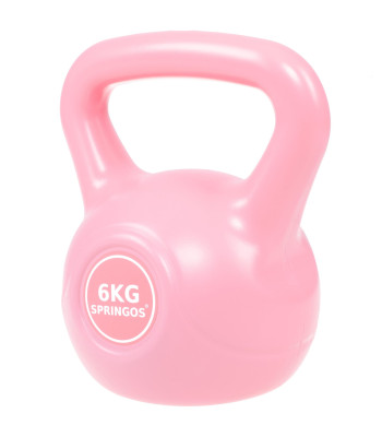 Kettlebell svarmuo ABS Springos, juodas, FA1059, 6 kg