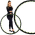 Masažinis hula lankas su magnetinėmis kniedėmis Springos FA0096, 100 cm