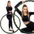 Masažinis hula lankas su magnetinėmis kniedėmis Springos FA0096, 100 cm