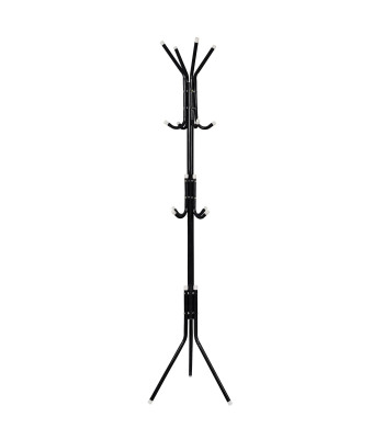 Metalinė drabužių kabykla, juoda – Springos HA2000, 177 cm