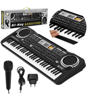 Elektroninis pianinas vaikams su mikrofonu Springos KG0025