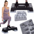 Aerobikos platforma, juoda ir pilka, Springos FA0105