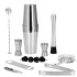 Barmeno rinkinys plaktuvas tin tin Springos KI0016 14 vnt. sidabrinis