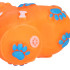 Guminis šunų žaislas – kramtomas kaulas su garsu Springos PA0287, oranžinis, 16 cm