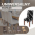Universalus kėdės užvalkalas, juodai baltas, Springos HA0203
