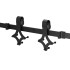 Stumdomų durų sistema barn door, plieninė, matinės juodos spalvos, Springos HA5002, 183 cm, iki 100 kg