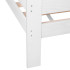 Vaikiška namelio formos lova Springos BD01 WHITE, 160x80 cm