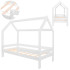 Vaikiška namelio formos lova Springos BD01 WHITE, 160x80 cm