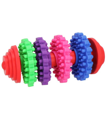 Guminis šunų kramtomasis žaislas Springos – PA0273, 9,5 cm