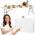 Sulankstomas stalas Springos 180 x 74 x 74 cm GF0108