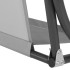 Sodo sūpynių sėdynės audinys, šviesiai pilkas, Springos GS0015S, 130 x 100 cm