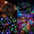 Kalėdinė lempučių girlianda, įvairiaspalvė ir šaltai balta, Springos CL1009, 1000 LED, 81,5 m