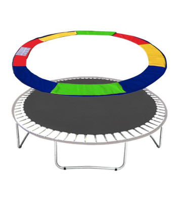 Trampolino spyruoklių apsauginis uždangalas, įvairiaspalvis, TP-13FT 396 CM MULTI