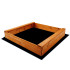 Medinė smėlio dėžė Springos 120x120cm SBX120SI