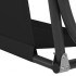 Sodo sūpynių sėdynės audinys, juodas, Springos GS0016S 155x100 cm