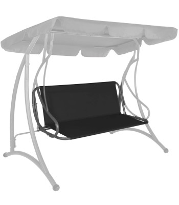 Sodo sūpynių sėdynės audinys, vandeniui atsparus, juodas – Springos GS0014S 110x90 cm