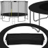 Batuto apsauginis uždangalas, juodas, Springos® TP-8FT, 244 cm