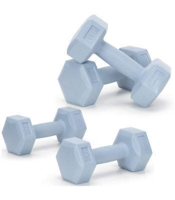 Šešiakampės hantelės Actiget®, ACT0156, 2 x 1 kg