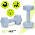 Šešiakampės hantelės Actiget®, ACT0156, 2 x 1 kg