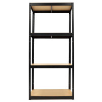 Metalinis stelažas, cinkuotas, 4 lentynos, iki 700 kg, Springos® HA5283, 174 x 80 x 40 cm