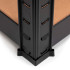 Metalinis stelažas, cinkuotas, 4 lentynos, iki 700 kg, Springos® HA5283, 174 x 80 x 40 cm
