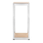 Metalinė lentyna, cinkuota, 5 lygių, iki 500 kg, Springos® HA5281, 180 x 40 x 40 cm