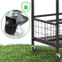Instrumentų vežimėlis, mobilus organizatorius, juodas, iki 80 kg, Springos® GA0267, 96 x 66 x 40 cm