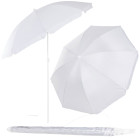 Paplūdimio skėtis su dėklu, pilkas, UPF50+, Springos® BU0027, 160 cm