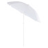 Paplūdimio skėtis su dėklu, pilkas, UPF50+, Springos® BU0027, 160 cm
