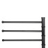 Juodas metalinis rankšluosčių stovas Springos® TS0005, 86 cm