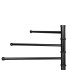 Juodas metalinis rankšluosčių stovas Springos® TS0005, 86 cm