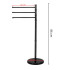 Juodas metalinis rankšluosčių stovas Springos® TS0005, 86 cm